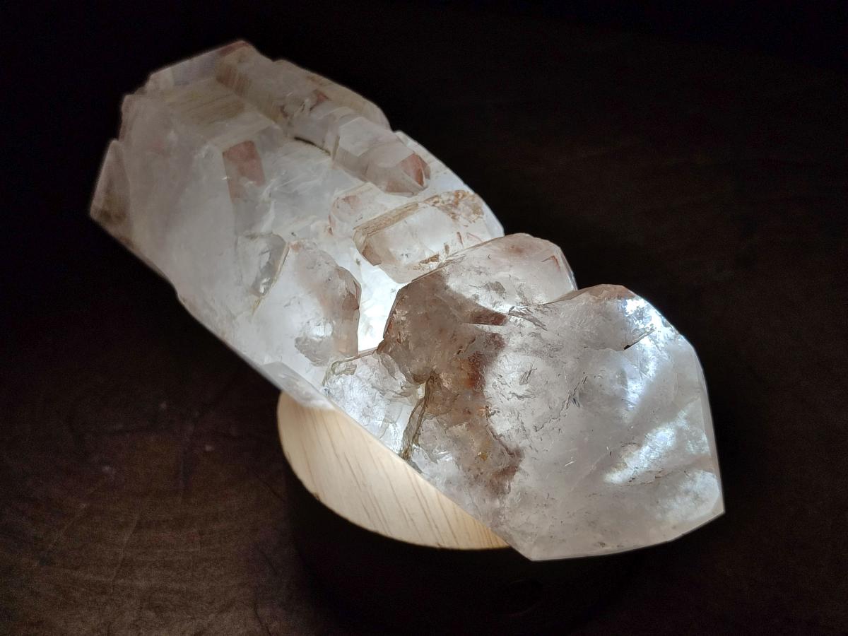 Polished GIrasol Elestial Quartz Display Crystals x 6 From Madagascar - Toprock Gemstones and Minerals 