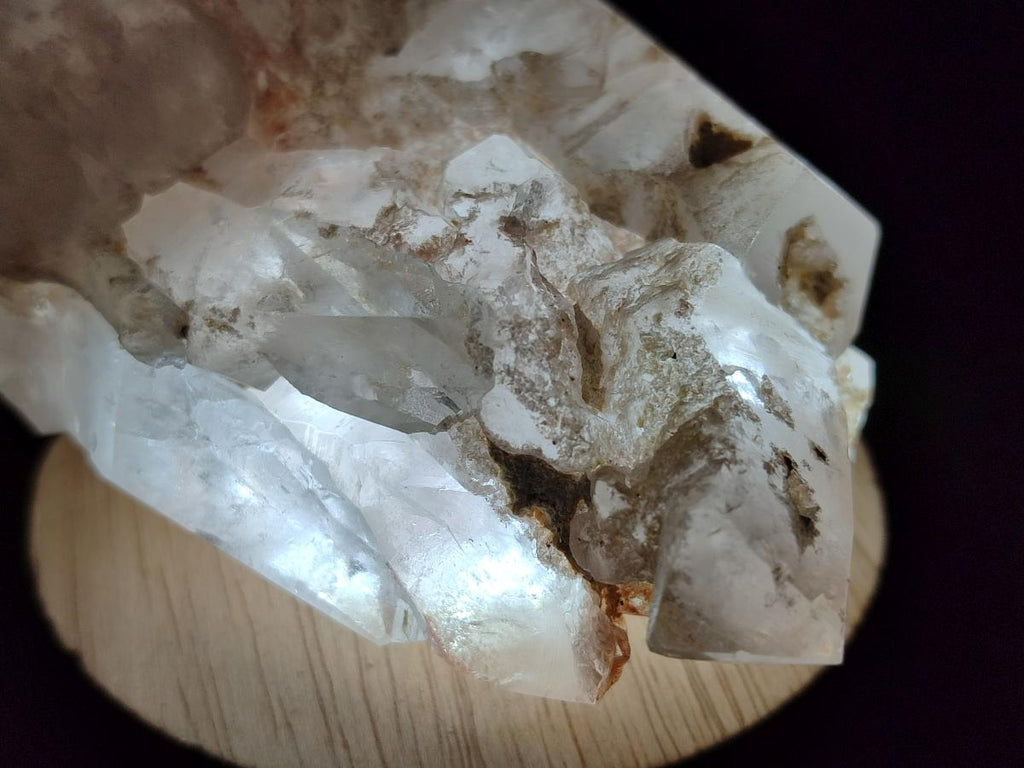 Polished GIrasol Elestial Quartz Display Crystals x 6 From Madagascar - Toprock Gemstones and Minerals 
