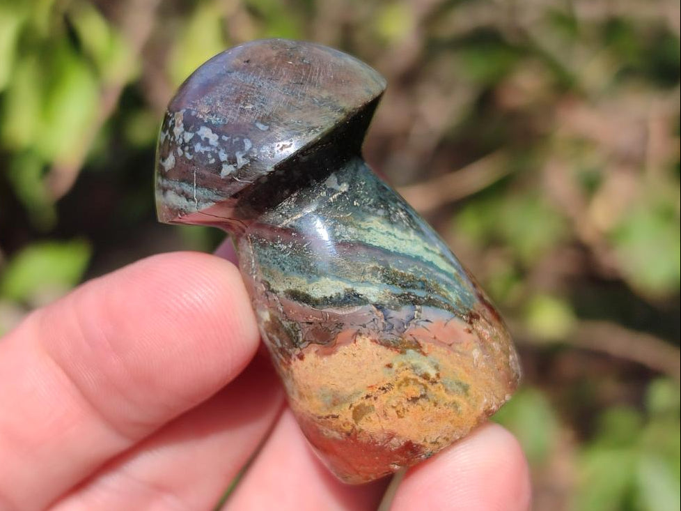 Polished Malagasy Jasper Mushrooms x 24 From Madagascar - Toprock Gemstones and Minerals 