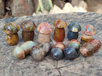 Polished Malagasy Jasper Mushrooms x 24 From Madagascar - Toprock Gemstones and Minerals 
