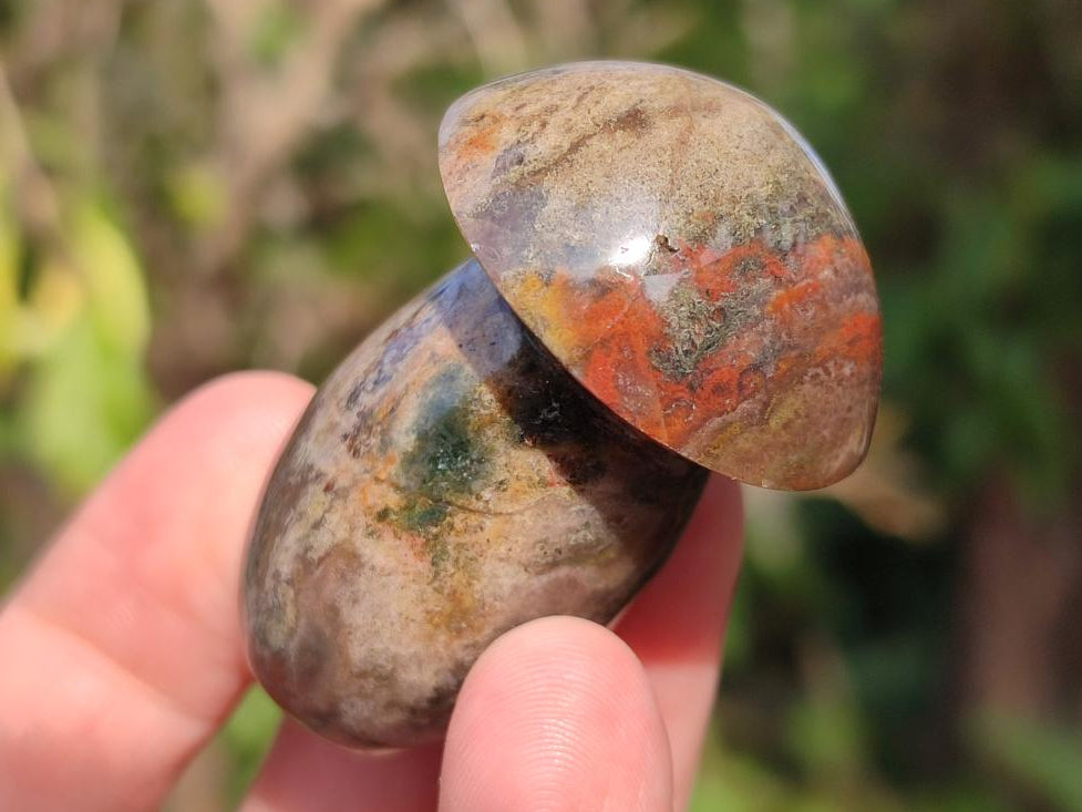 Polished Malagasy Jasper Mushrooms x 24 From Madagascar - Toprock Gemstones and Minerals 