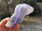 Natural Blue Lace Agate Specimens x 4 From Nsanje, Malawi - Toprock Gemstones and Minerals 