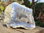 Natural Blue Lace Agate Specimens x 4 From Nsanje, Malawi - Toprock Gemstones and Minerals 
