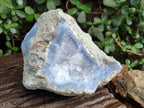 Natural Blue Lace Agate Specimens x 4 From Nsanje, Malawi - Toprock Gemstones and Minerals 