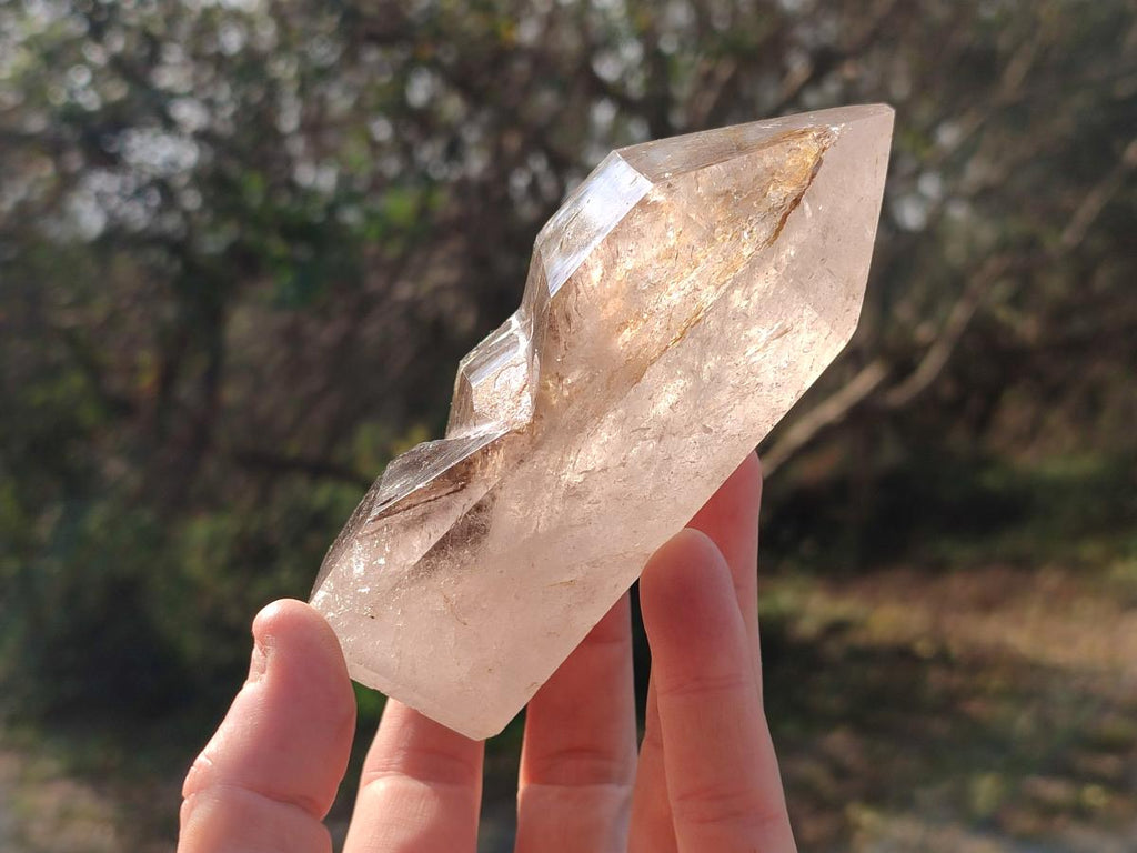 Polished Smokey Quartz Display Crystals x 2 From Madagascar - Toprock Gemstones and Minerals 