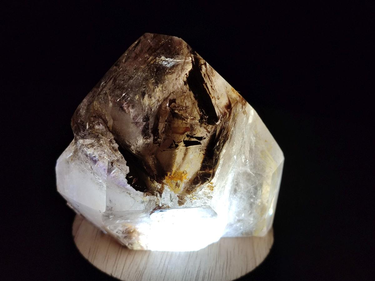 Polished Smokey Quartz Display Crystals x 2 From Madagascar - Toprock Gemstones and Minerals 