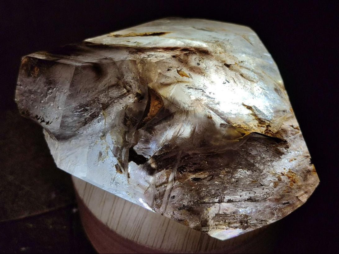 Polished Smokey Quartz Display Crystals x 2 From Madagascar - Toprock Gemstones and Minerals 