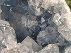 Natural Blue Celestite Geode Specimens x 2 From Sakoany, Madagascar - Toprock Gemstones and Minerals 