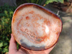 Polished Carnelian Agate Gemstone Bowls x 2 From Madagascar - Toprock Gemstones and Minerals 