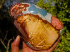 Polished Polychrome Jasper Standing Display Pieces x 2 From NW Coast, Madagascar - Toprock Gemstones and Minerals 
