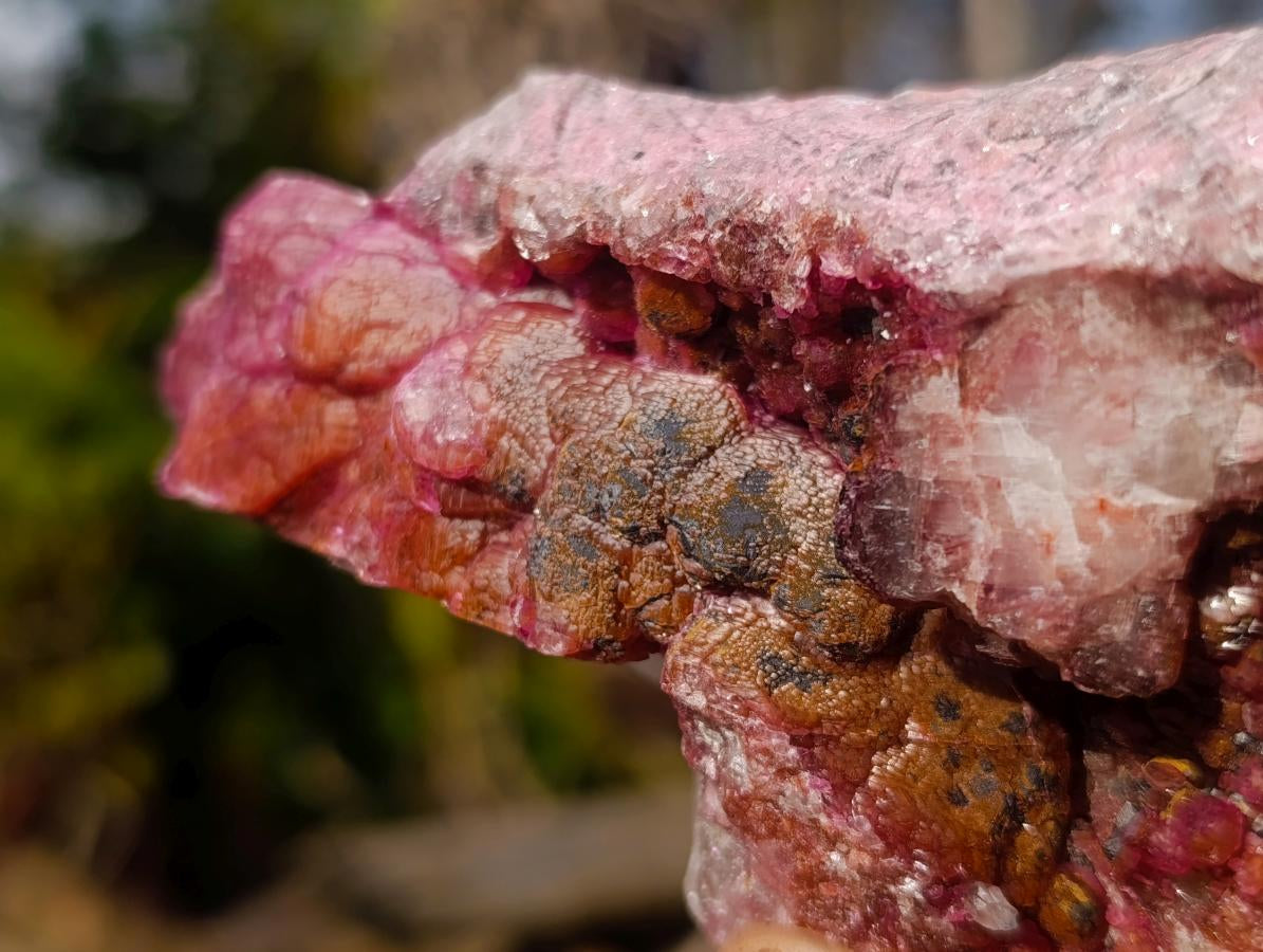 Natural Spherocobaltite Specimens x 2 From Musonoi Mine, Congo - Toprock Gemstones and Minerals 
