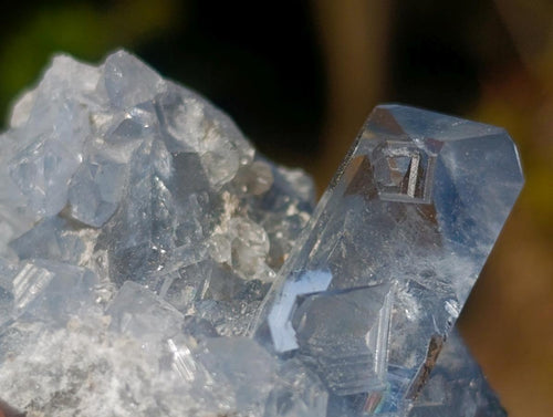 Natural Blue Celestite Specimens x 20 From Sakoany, Madagascar - Toprock Gemstones and Minerals 