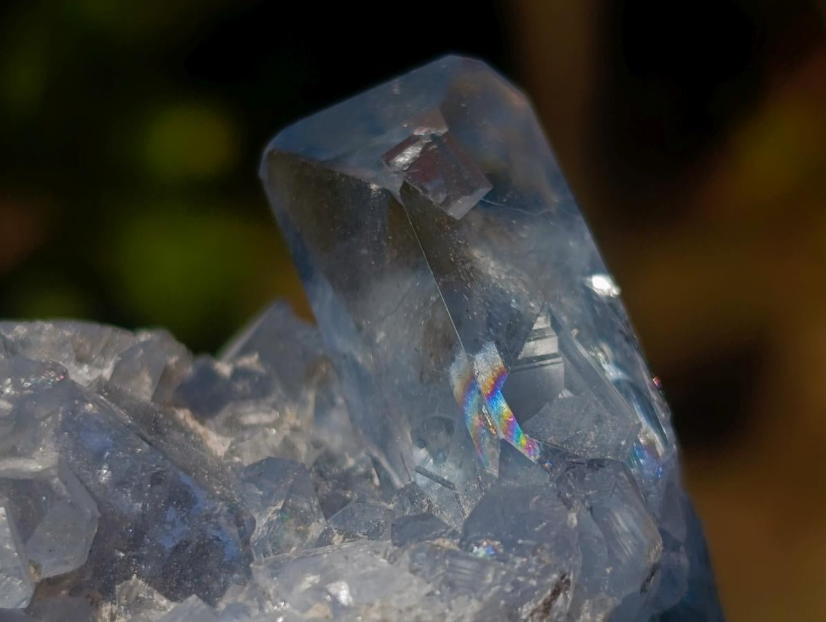 Natural Blue Celestite Specimens x 20 From Sakoany, Madagascar - Toprock Gemstones and Minerals 