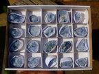 Natural Blue Celestite Specimens x 20 From Sakoany, Madagascar - Toprock Gemstones and Minerals 