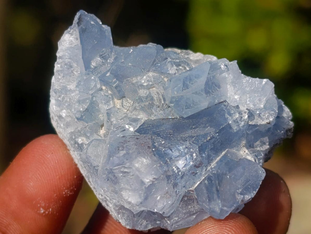 Natural Blue Celestite Specimens x 20 From Sakoany, Madagascar - Toprock Gemstones and Minerals 