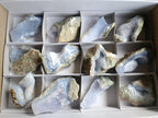 Natural Blue Lace Agate Specimens x 12 From Nsanje, Malawi - Toprock Gemstones and Minerals 