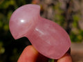 Polished Gemmy Rose Quartz Mushrooms x 24 From Madagascar - Toprock Gemstones and Minerals 