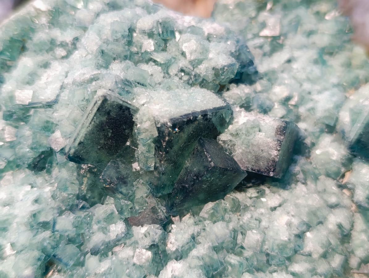 Natural Large Green Cubic Fluorite Specimen x 1 From Mandrosonoro, Madagascar - Toprock Gemstones and Minerals 