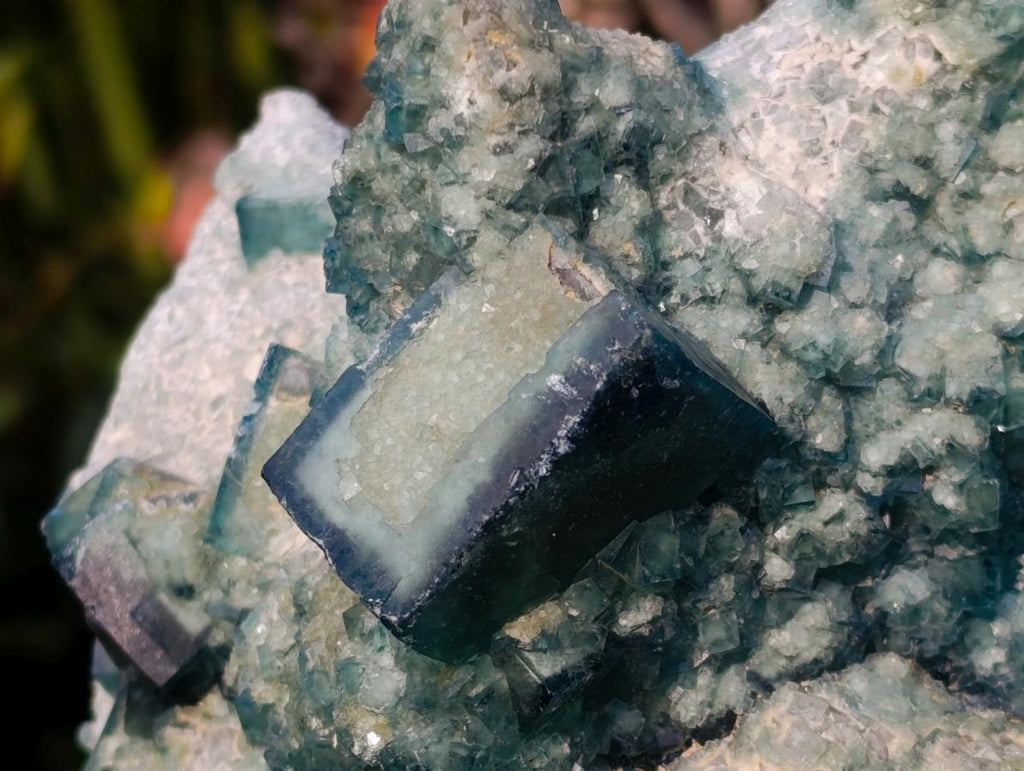 Natural Large Green Cubic Fluorite Specimen x 1 From Mandrosonoro, Madagascar - Toprock Gemstones and Minerals 