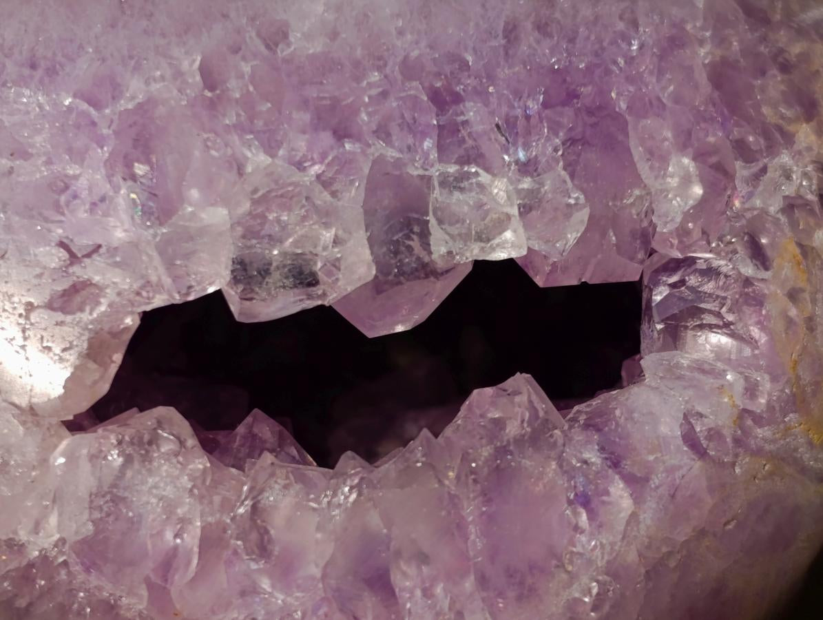 Polished Agate Amethyst Geodes Standing Display Pieces x 4 From Maintirano, Madagascar - Toprock Gemstones and Minerals 