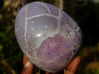 Polished Agate Amethyst Geodes Standing Display Pieces x 4 From Maintirano, Madagascar - Toprock Gemstones and Minerals 