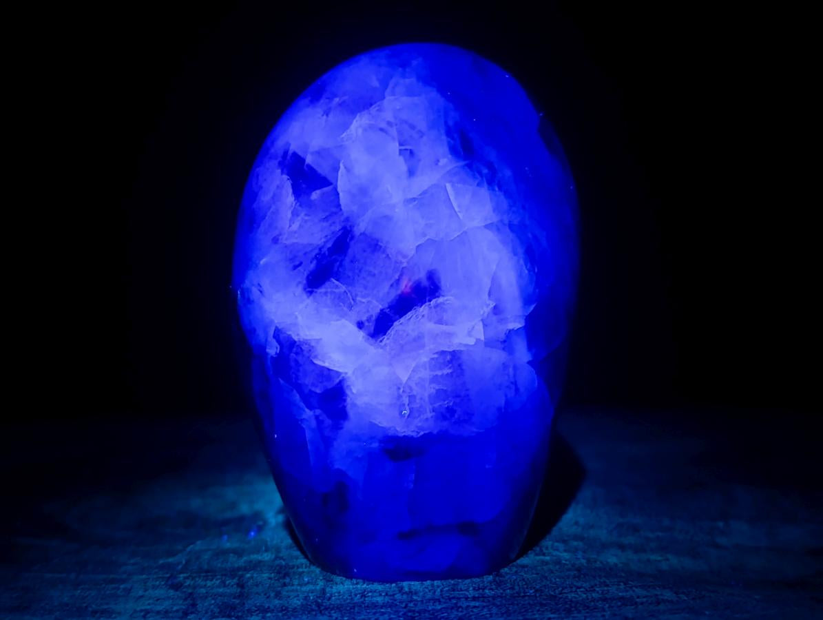 Polished Watermelon Fluorite Standing Display Pieces x 3 From Uis, Namibia - Toprock Gemstones and Minerals 