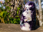 Polished Watermelon Fluorite Standing Display Pieces x 3 From Uis, Namibia - Toprock Gemstones and Minerals 