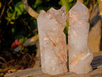 Polished GIrasol Elestial Quartz Crystals x 14 From Madagascar - Toprock Gemstones and Minerals 