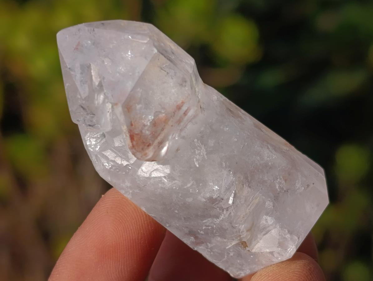 Polished GIrasol Elestial Quartz Crystals x 14 From Madagascar - Toprock Gemstones and Minerals 