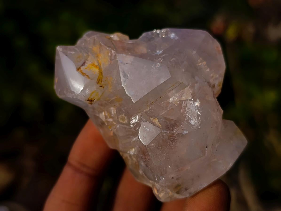 Polished GIrasol Elestial Quartz Crystals x 14 From Madagascar - Toprock Gemstones and Minerals 