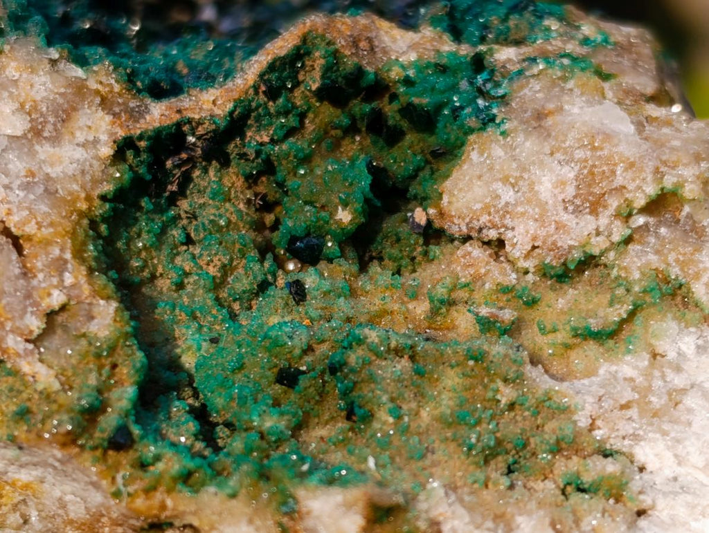 Natural Crystalline Malachite Specimens x 4 From Tenke Fungurume, Congo - Toprock Gemstones and Minerals 