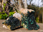 Natural Crystalline Malachite Specimens x 4 From Tenke Fungurume, Congo - Toprock Gemstones and Minerals 