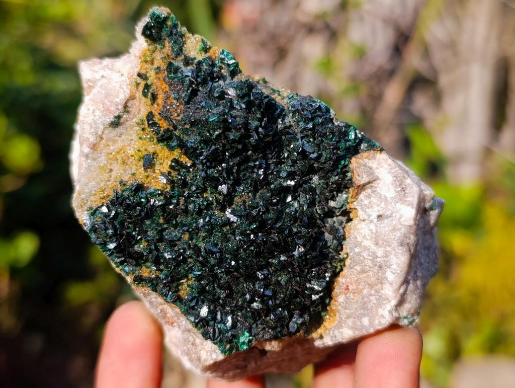 Natural Crystalline Malachite Specimens x 4 From Tenke Fungurume, Congo - Toprock Gemstones and Minerals 