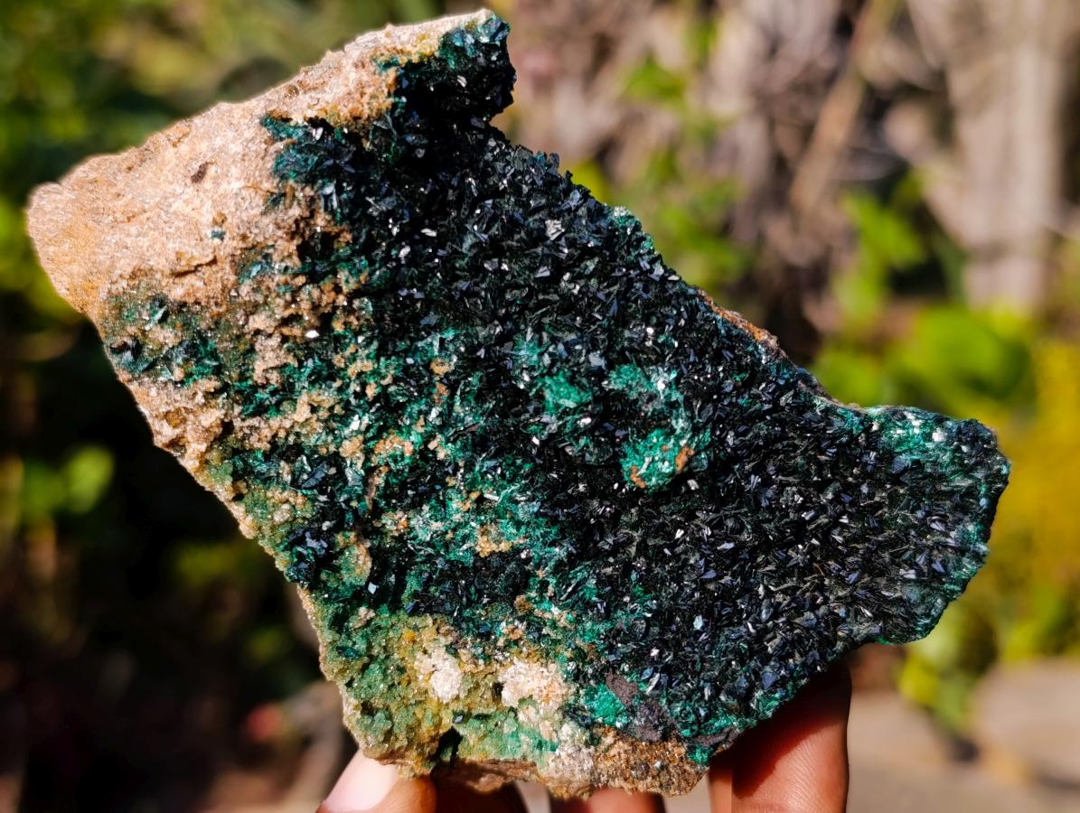 Natural Crystalline Malachite Specimens x 4 From Tenke Fungurume, Congo - Toprock Gemstones and Minerals 