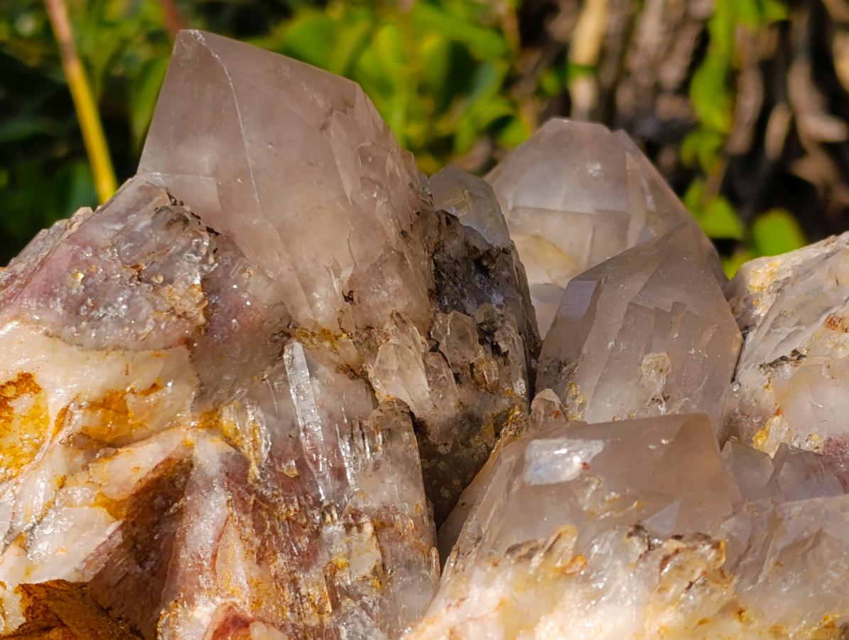 Natural XL Hematoid Quartz Cluster x 1 From Zambia - Toprock Gemstones and Minerals 