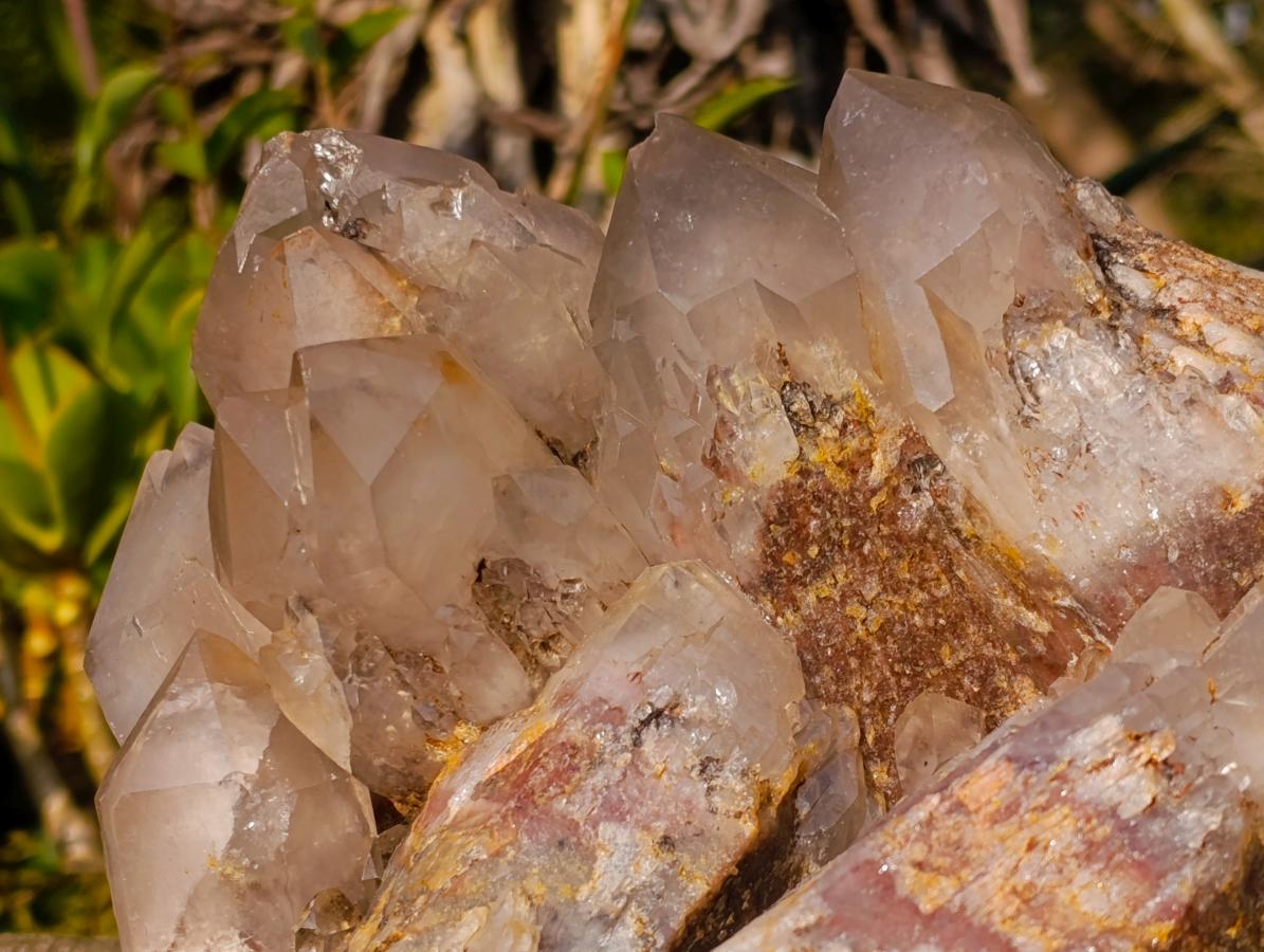 Natural XL Hematoid Quartz Cluster x 1 From Zambia - Toprock Gemstones and Minerals 