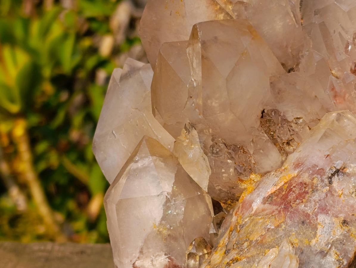 Natural XL Hematoid Quartz Cluster x 1 From Zambia - Toprock Gemstones and Minerals 