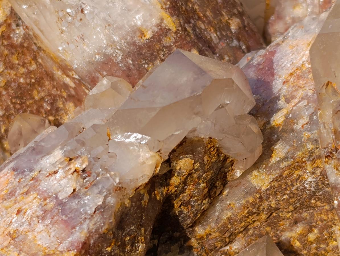 Natural XL Hematoid Quartz Cluster x 1 From Zambia - Toprock Gemstones and Minerals 