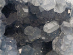 Natural Blue Celestite Geode Specimens x 2 From Sakoany, Madagascar - Toprock Gemstones and Minerals 