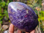 Polished Lepidolite Standing Display Pieces x 3 From Ambatondrazaka, Madagascar - Toprock Gemstones and Minerals 
