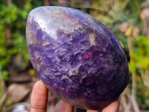 Polished Lepidolite Standing Display Pieces x 3 From Ambatondrazaka, Madagascar - Toprock Gemstones and Minerals 