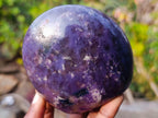 Polished Lepidolite Standing Display Pieces x 3 From Ambatondrazaka, Madagascar - Toprock Gemstones and Minerals 