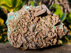 Natural Rare Bladed Barite with Malachite Specimens x 2 From Shangulowé Mine, Congo - Toprock Gemstones and Minerals 
