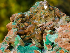 Natural Rare Bladed Barite with Malachite Specimens x 2 From Shangulowé Mine, Congo - Toprock Gemstones and Minerals 