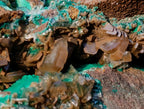 Natural Rare Bladed Barite with Malachite Specimens x 2 From Shangulowé Mine, Congo - Toprock Gemstones and Minerals 