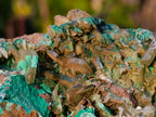 Natural Rare Bladed Barite with Malachite Specimens x 2 From Shangulowé Mine, Congo - Toprock Gemstones and Minerals 
