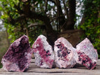 Natural Spherocobaltite Specimens x 4 From Musonoi Mine, Congo - Toprock Gemstones and Minerals 
