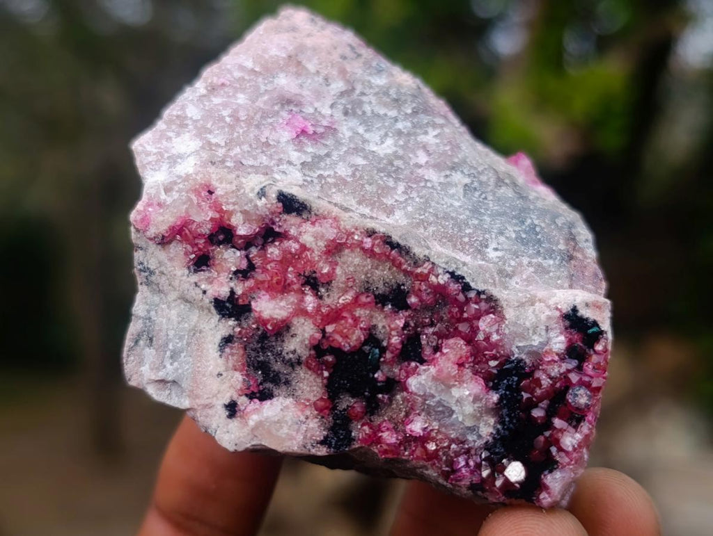 Natural Spherocobaltite Specimens x 4 From Musonoi Mine, Congo - Toprock Gemstones and Minerals 