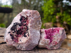 Natural Spherocobaltite Specimens x 4 From Musonoi Mine, Congo - Toprock Gemstones and Minerals 