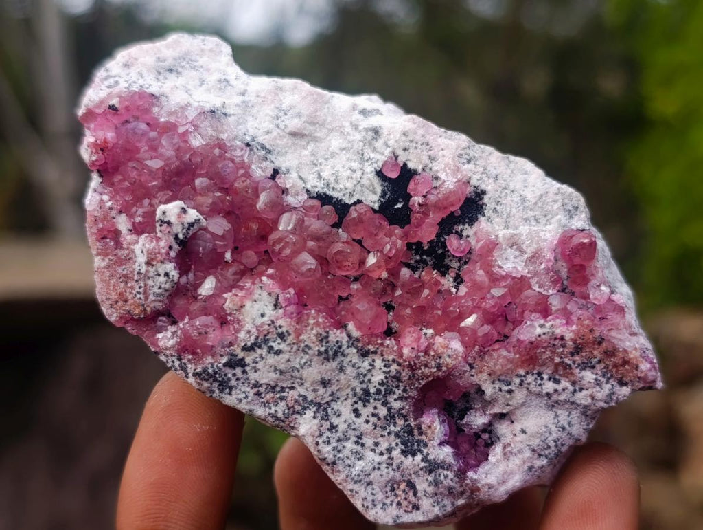 Natural Spherocobaltite Specimens x 4 From Musonoi Mine, Congo - Toprock Gemstones and Minerals 